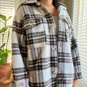 Zara flannel shaket